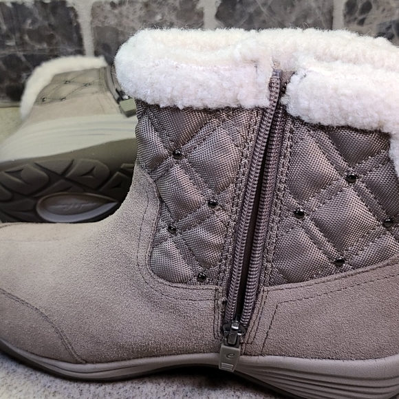 EASY SPIRIT 7 1/2 W Short Boots tan and cream - Picture 7 of 16